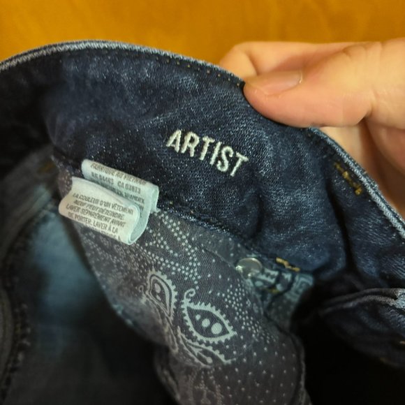 American eagle artist dark wash jeans size‎ 6 - Picture 16 of 16